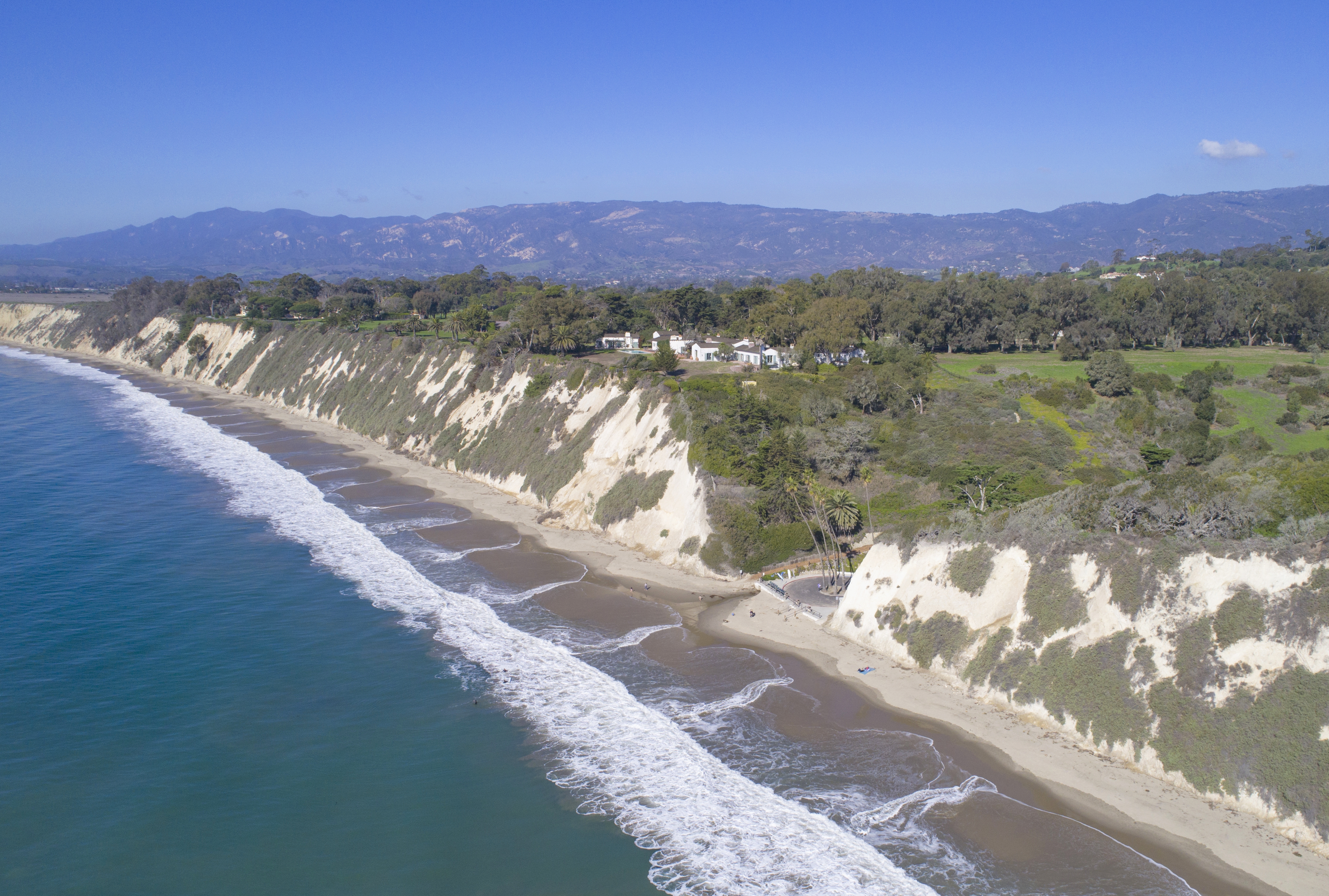 aerial beach shot